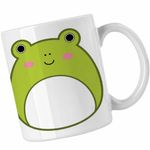 Casa si Gradina - Bucatarie si vesela - Cani si pahare - Cani si cesti - Cana Squish mallows Broscuta Broasca CoolTrend, alba, 330ml - Infinity.ro