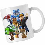 Casa si Gradina - Bucatarie si vesela - Cani si pahare - Cani si cesti - Cana Robogobo Roblox Gamer CoolTrend, alba, 330ml - Infinity.ro