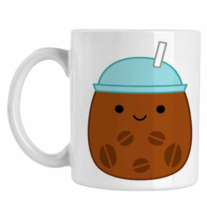 Casa si Gradina - Bucatarie si vesela - Cani si pahare - Cani si cesti - Cana Squish mallows Cafea CoolTrend, alba, 330ml - Infinity.ro