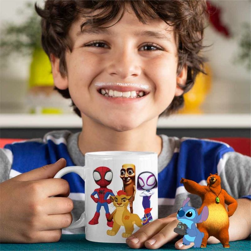 Casa si Gradina - Bucatarie si vesela - Cani si pahare - Cani si cesti - Cana Tung Sahur Garda Felina Paienjenel TikTok CoolTrend, alba, 330ml - Infinity.ro