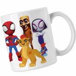 Casa si Gradina - Bucatarie si vesela - Cani si pahare - Cani si cesti - Cana Tung Sahur Garda Felina Paienjenel TikTok CoolTrend, alba, 330ml - Infinity.ro