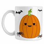 Casa si Gradina - Bucatarie si vesela - Cani si pahare - Cani si cesti - Cana Squishmallows Dovleac Halloween CoolTrend, alba, 330ml - Infinity.ro