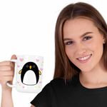 Casa si Gradina - Bucatarie si vesela - Cani si pahare - Cani si cesti - Cana Squishmallows Pinguin Antartica CoolTrend, alba, 330ml - Infinity.ro