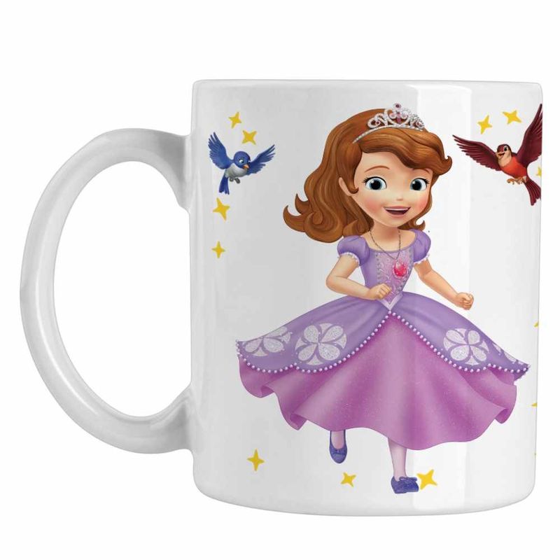 Casa si Gradina - Bucatarie si vesela - Cani si pahare - Cani si cesti - Cana Sofia Intai Alearga Vesela CoolTrend, alba, 330ml - Infinity.ro