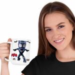 Casa si Gradina - Bucatarie si vesela - Cani si pahare - Cani si cesti - Cana Pantera Neagra Spidey CoolTrend, alba, 330ml - Infinity.ro