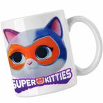 Casa si Gradina - Bucatarie si vesela - Cani si pahare - Cani si cesti - Cana Ghem Super Pisicute Buddy CoolTrend, alba, 330ml - Infinity.ro