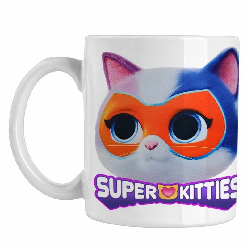 Casa si Gradina - Bucatarie si vesela - Cani si pahare - Cani si cesti - Cana Ghem Super Pisicute Buddy CoolTrend, alba, 330ml - Infinity.ro