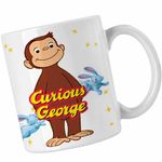 Casa si Gradina - Bucatarie si vesela - Cani si pahare - Cani si cesti - Cana Curiosul George Maimuta Zoo CoolTrend, alba, 330ml - Infinity.ro