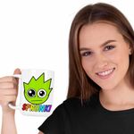 Casa si Gradina - Bucatarie si vesela - Cani si pahare - Cani si cesti - Cana Sprunki Lime Song Music Game CoolTrend, alba, 330ml - Infinity.ro