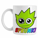 Casa si Gradina - Bucatarie si vesela - Cani si pahare - Cani si cesti - Cana Sprunki Lime Song Music Game CoolTrend, alba, 330ml - Infinity.ro