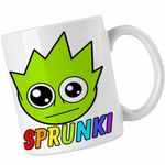 Casa si Gradina - Bucatarie si vesela - Cani si pahare - Cani si cesti - Cana Sprunki Lime Song Music Game CoolTrend, alba, 330ml - Infinity.ro