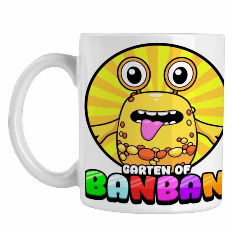 Casa si Gradina - Bucatarie si vesela - Cani si pahare - Cani si cesti - Cana Gradina lui Banban Yellow Mars CoolTrend, alba, 330ml - Infinity.ro