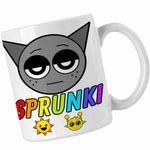 Casa si Gradina - Bucatarie si vesela - Cani si pahare - Cani si cesti - Cana Sprunki Gray Song Music Game CoolTrend, alba, 330ml - Infinity.ro