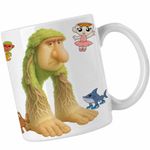 Casa si Gradina - Bucatarie si vesela - Cani si pahare - Cani si cesti - Cana Br Br Patapim Brainrot CoolTrend, alba, 330ml - Infinity.ro