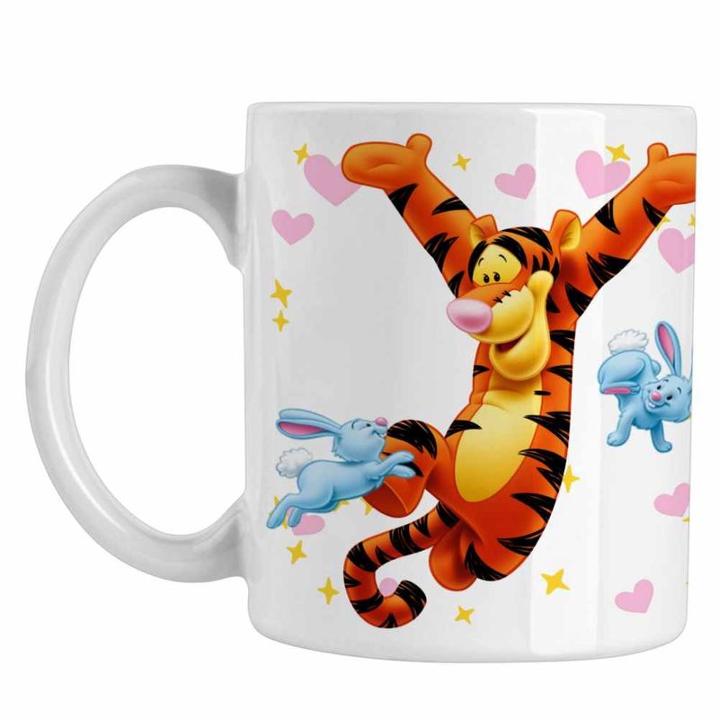 Casa si Gradina - Bucatarie si vesela - Cani si pahare - Cani si cesti - Cana Tigrul Tigger Ursuletul Winnie the Pooh Puh CoolTrend, alba, 330ml - Infinity.ro