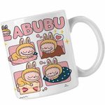 Casa si Gradina - Bucatarie si vesela - Cani si pahare - Cani si cesti - Cana Labubu Baby Sleep Somn Usor Bebelus CoolTrend, alba, 330ml - Infinity.ro