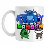 Casa si Gradina - Bucatarie si vesela - Cani si pahare - Cani si cesti - Cana Garden of Banban Fiddles Fluffypants Nabnab CoolTrend, alba, 330ml - Infinity.ro