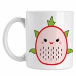 Casa si Gradina - Bucatarie si vesela - Cani si pahare - Cani si cesti - Cana Squishmallows Capsuna Squis Squad CoolTrend, alba, 330ml - Infinity.ro