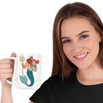 Casa si Gradina - Bucatarie si vesela - Cani si pahare - Cani si cesti - Cana Triton Mica Sirena Ariel CoolTrend, alba, 330ml - Infinity.ro