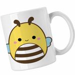Casa si Gradina - Bucatarie si vesela - Cani si pahare - Cani si cesti - Cana Squishmallows Albina Squish CoolTrend, alba, 330ml - Infinity.ro