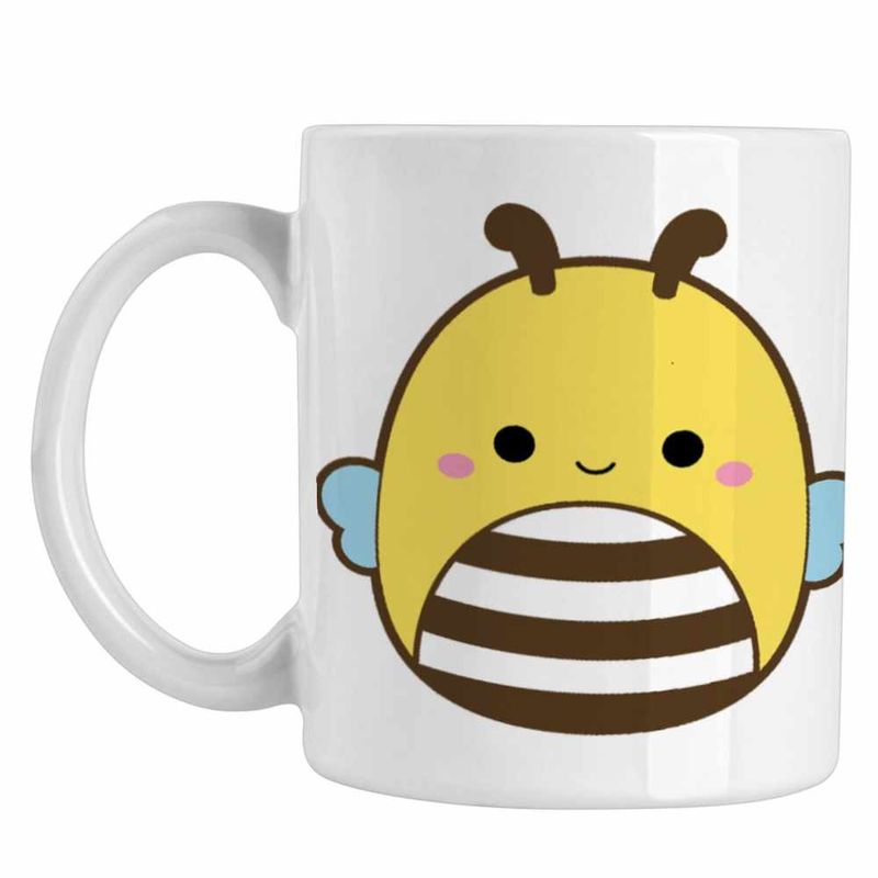 Casa si Gradina - Bucatarie si vesela - Cani si pahare - Cani si cesti - Cana Squishmallows Albina Squish CoolTrend, alba, 330ml - Infinity.ro
