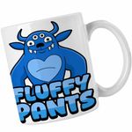 Casa si Gradina - Bucatarie si vesela - Cani si pahare - Cani si cesti - Cana Banban Fluffy Pants Desene CoolTrend, alba, 330ml - Infinity.ro