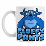 Casa si Gradina - Bucatarie si vesela - Cani si pahare - Cani si cesti - Cana Banban Fluffy Pants Desene CoolTrend, alba, 330ml - Infinity.ro
