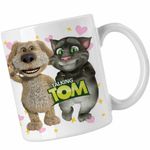 Casa si Gradina - Bucatarie si vesela - Cani si pahare - Cani si cesti - Cana Ben Talking Tom Best Friends CoolTrend, alba, 330ml - Infinity.ro