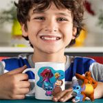 Casa si Gradina - Bucatarie si vesela - Cani si pahare - Cani si cesti - Cana Curiosul George Ariel Stitch Maimuta Desene CoolTrend, alba, 330ml - Infinity.ro
