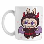 Casa si Gradina - Bucatarie si vesela - Cani si pahare - Cani si cesti - Cana Labubu Halloween Horror CoolTrend, alba, 330ml - Infinity.ro