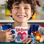 Casa si Gradina - Bucatarie si vesela - Cani si pahare - Cani si cesti - Cana Stich Angel Love Stitch Valentines Day Dragobete CoolTrend, alba, 330ml - Infinity.ro