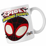 Casa si Gradina - Bucatarie si vesela - Cani si pahare - Cani si cesti - Cana Spin Paienjenelul Marvel CoolTrend, alba, 330ml - Infinity.ro