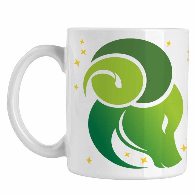Casa si Gradina - Bucatarie si vesela - Cani si pahare - Cani si cesti - Cana Capricorn Horoscop Zodie Astrologie CoolTrend, alba, 330ml - Infinity.ro