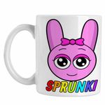 Casa si Gradina - Bucatarie si vesela - Cani si pahare - Cani si cesti - Cana Sprunki Game Pink Music Game CoolTrend, alba, 330ml - Infinity.ro