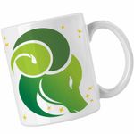 Casa si Gradina - Bucatarie si vesela - Cani si pahare - Cani si cesti - Cana Capricorn Horoscop Zodie Astrologie CoolTrend, alba, 330ml - Infinity.ro