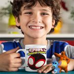 Casa si Gradina - Bucatarie si vesela - Cani si pahare - Cani si cesti - Cana Spin Paienjenelul Marvel CoolTrend, alba, 330ml - Infinity.ro