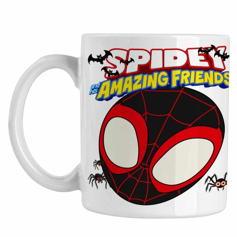 Casa si Gradina - Bucatarie si vesela - Cani si pahare - Cani si cesti - Cana Spin Paienjenelul Marvel CoolTrend, alba, 330ml - Infinity.ro