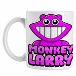 Casa si Gradina - Bucatarie si vesela - Cani si pahare - Cani si cesti - Cana Banban Monkey Larry Garden  CoolTrend, alba, 330ml - Infinity.ro