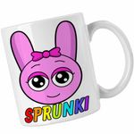 Casa si Gradina - Bucatarie si vesela - Cani si pahare - Cani si cesti - Cana Sprunki Game Pink Music Game CoolTrend, alba, 330ml - Infinity.ro