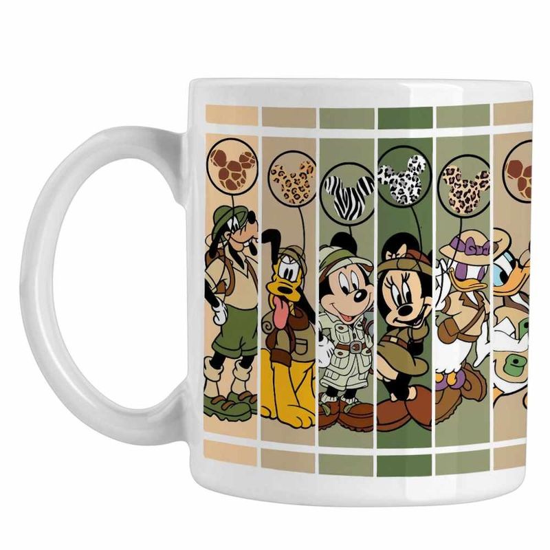 Casa si Gradina - Bucatarie si vesela - Cani si pahare - Cani si cesti - Cana Mickey Mouse I Love Africa CoolTrend, alba, 330ml - Infinity.ro