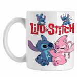 Casa si Gradina - Bucatarie si vesela - Cani si pahare - Cani si cesti - Cana Stitch Angel Love Dragobete Valentines Day CoolTrend, alba, 330ml - Infinity.ro