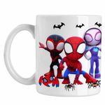 Casa si Gradina - Bucatarie si vesela - Cani si pahare - Cani si cesti - Cana Paienjenelul Marvel All Team CoolTrend, alba, 330ml - Infinity.ro