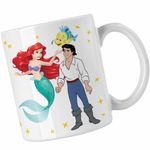 Casa si Gradina - Bucatarie si vesela - Cani si pahare - Cani si cesti - Cana Ariel Eric Flounder Mica Sirena CoolTrend, alba, 330ml - Infinity.ro