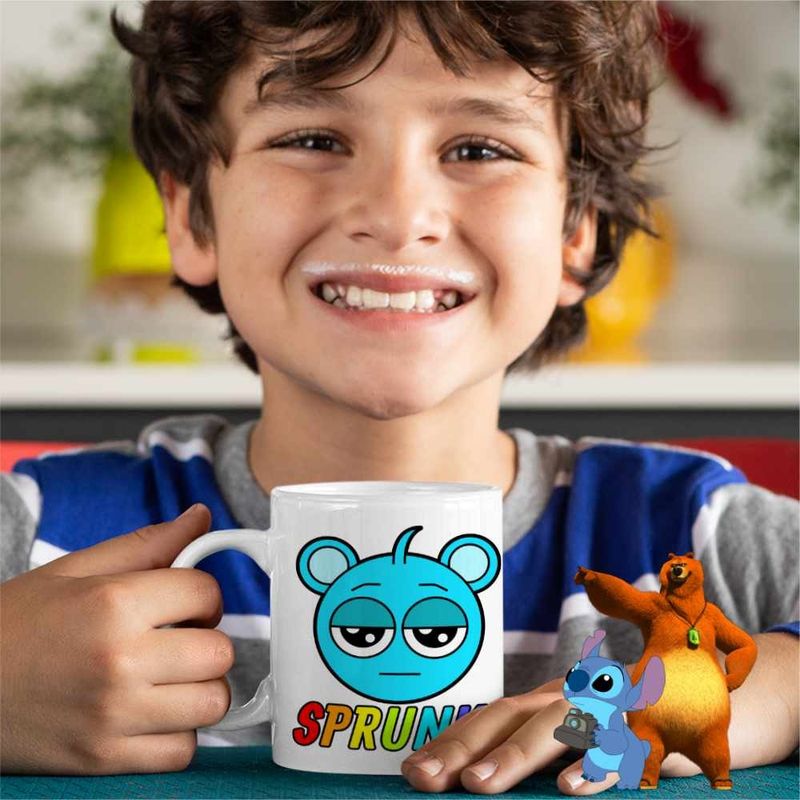 Casa si Gradina - Bucatarie si vesela - Cani si pahare - Cani si cesti - Cana Sprunki Music Game Sky CoolTrend, alba, 330ml - Infinity.ro