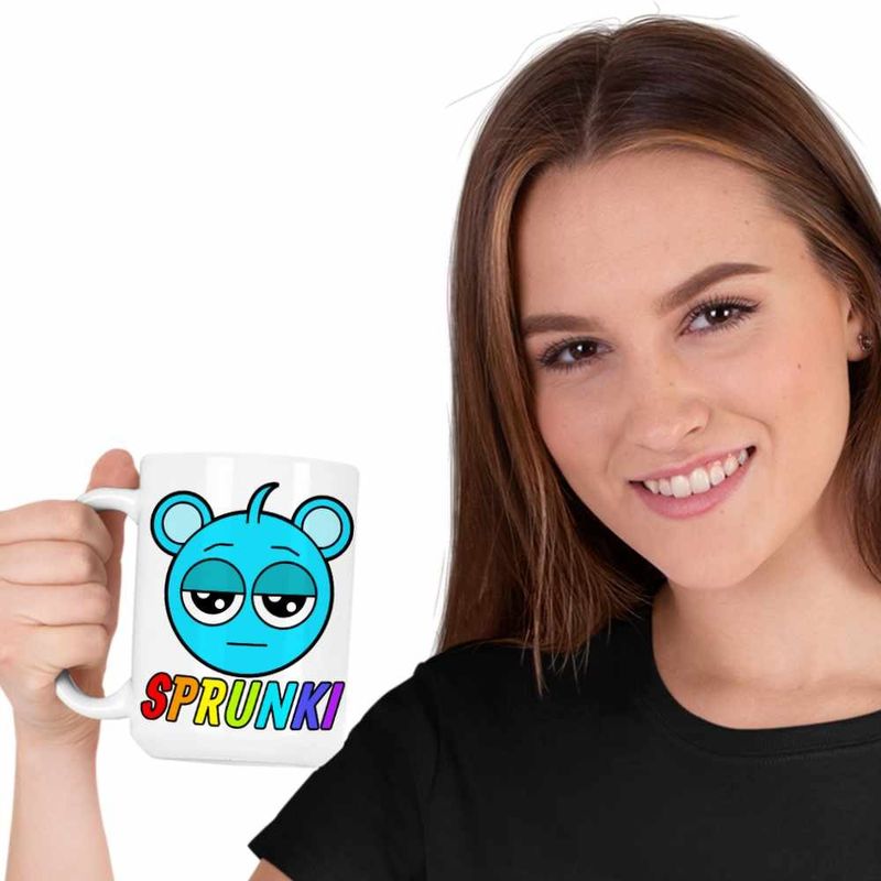 Casa si Gradina - Bucatarie si vesela - Cani si pahare - Cani si cesti - Cana Sprunki Music Game Sky CoolTrend, alba, 330ml - Infinity.ro