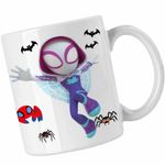 Casa si Gradina - Bucatarie si vesela - Cani si pahare - Cani si cesti - Cana Fantoma Paianjen Ghost Spider CoolTrend, alba, 330ml - Infinity.ro