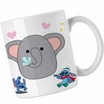 Casa si Gradina - Bucatarie si vesela - Cani si pahare - Cani si cesti - Cana Squishmallows Elefant Africa CoolTrend, alba, 330ml - Infinity.ro