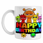 Casa si Gradina - Bucatarie si vesela - Cani si pahare - Cani si cesti - Cana Sprunki Happy Birthday Gamer CoolTrend, alba, 330ml - Infinity.ro