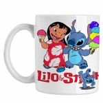Casa si Gradina - Bucatarie si vesela - Cani si pahare - Cani si cesti - Cana Lilo and Stitch Ice Cream CoolTrend, alba, 330ml - Infinity.ro