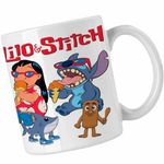Casa si Gradina - Bucatarie si vesela - Cani si pahare - Cani si cesti - Cana Lilo Stitch Cool Vibes CoolTrend, alba, 330ml - Infinity.ro